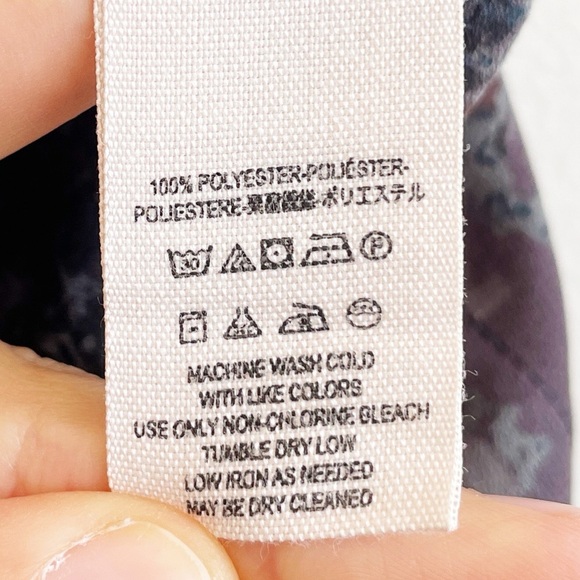 Free People Darcy swing printed Top blouse fairy whimsical whimsigoth grunge XS - Picture 11 of 13